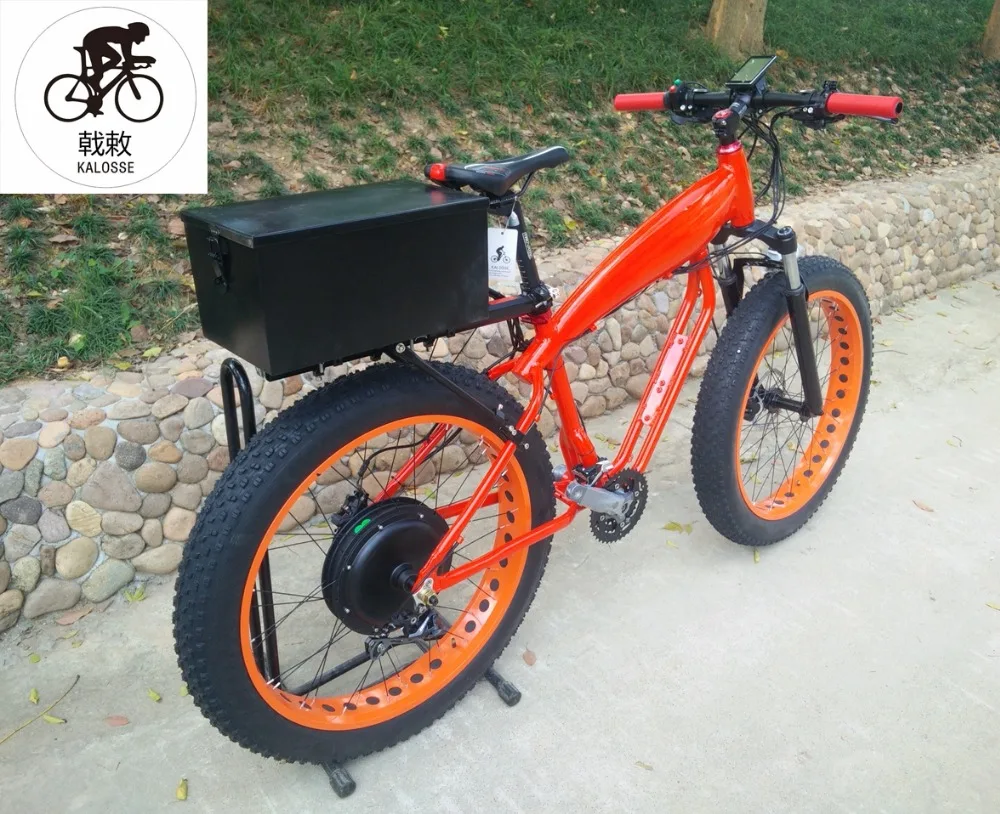 Discount Kalosse   electrical Beach   bike E bike  30  speed M610  Hydraulic brakes  60V 2000W electric  fat  bike 3