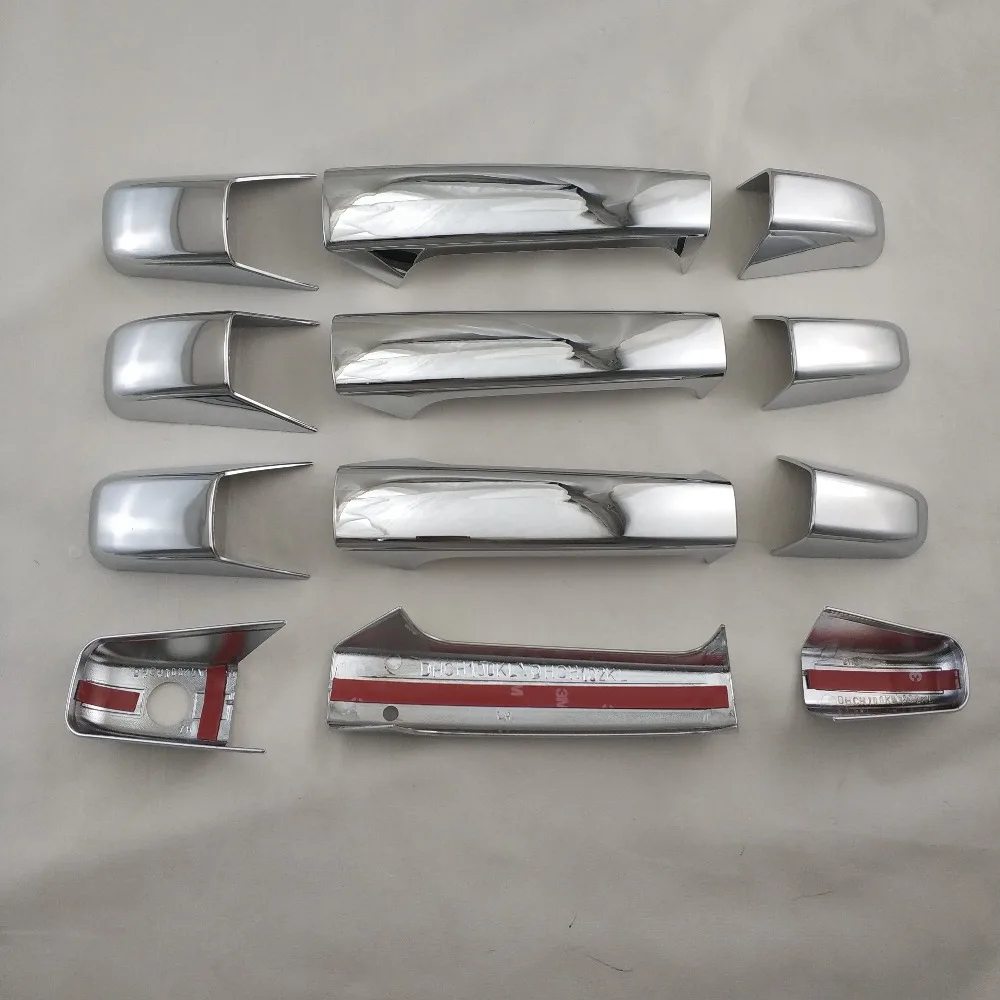 Хромированная крышка ручки двери планки для 07 13 Chevrolet Suburban/Tahoe/Silverado/Avalanche/07 GMC