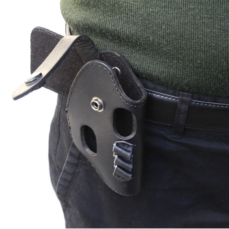 Высокое качество тактический черный кожаный пистолет кобура для серии PPK|leather pistol