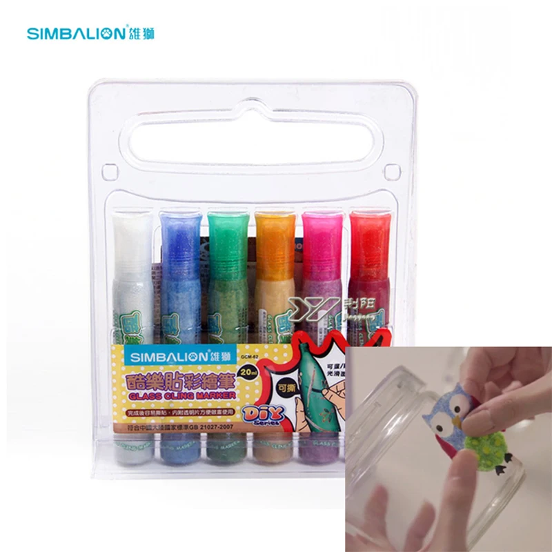 Aliexpress.com : Buy Simbalion Glass Cling Marker Window Color DIY