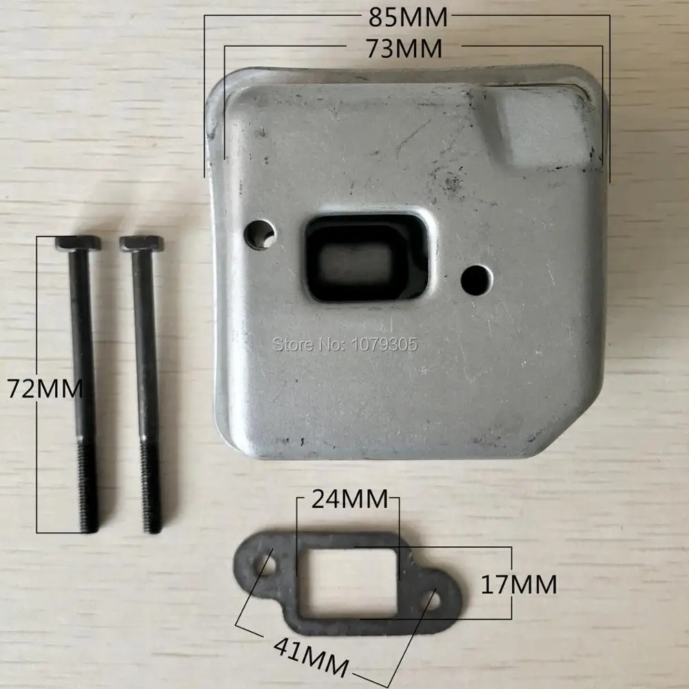 Глушитель прокладка w/Болты комплект подходит Stihl 017 018 MS170 MS180 бензопилы запчасти двигателя