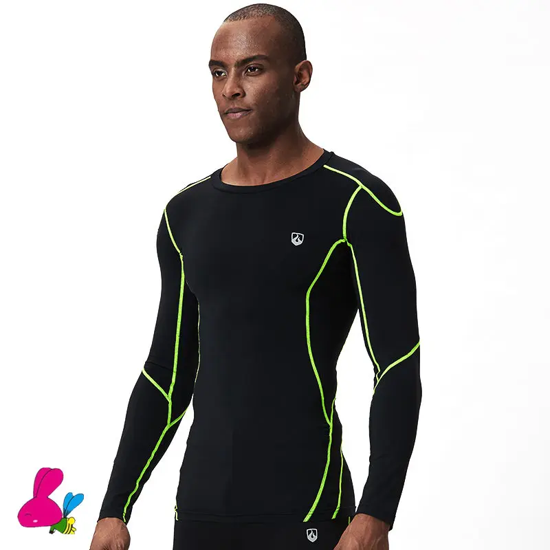 MEN's Basketball Shirts Long Sleeve Tight Yoga Tops Sportswear Fitness