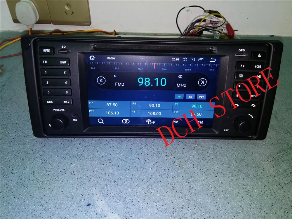 Clearance Android 9.0 8 CORE octa core eight android Car dvd player gps navigation radio For BMW E39 X5 E53 RAM stereo headunits carplay 17