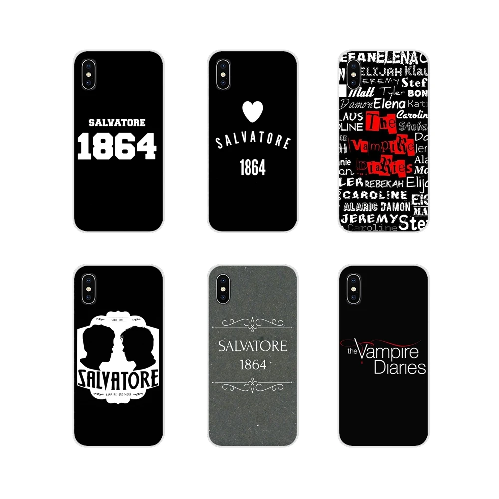 

For Huawei Mate Honor 4C 5C 5X 6X 7 7A 7C 8 9 10 8C 8X 20 Lite Pro The Vampire Diaries salvatore 1864 Transparent TPU Case Cover