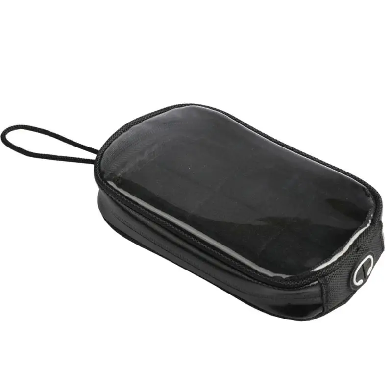 Универсальный черный мотоцикл сумки Магнитный газовый бак прозрачный для сотового телефона чехол для держатель телефона для мотоцикла крепление