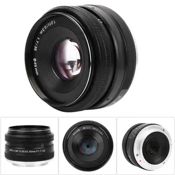 

35mm F1.7 Manual Focus Prime Fixed Lens for Sony E Mount Mirrorless Camera lente para celular lenses