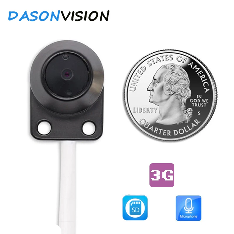 3G sim card wireless IP camera small 720P motion detect onvif TF card slot CCTV security P2P