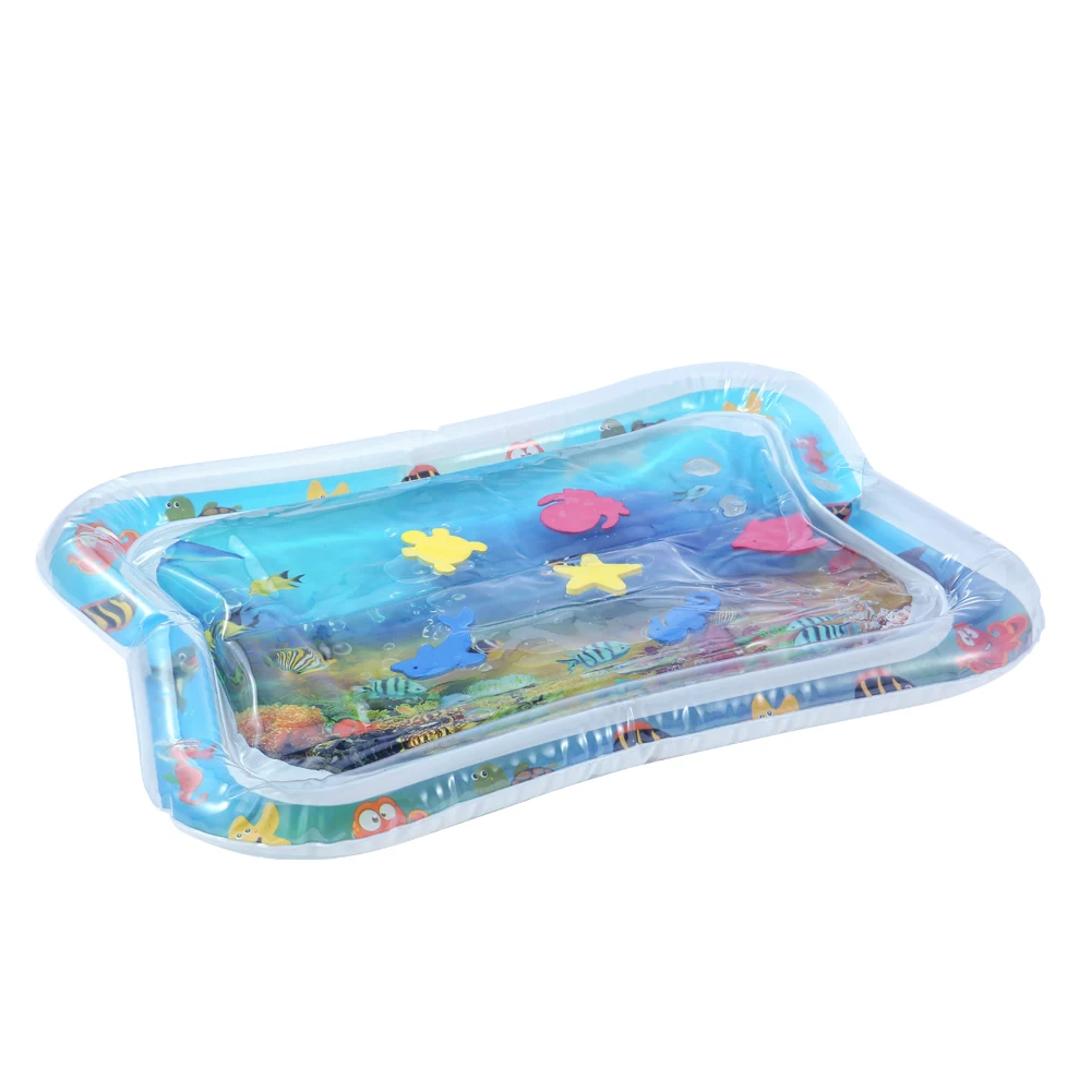 

Baby Kids water play mat Inflatable thicken PVC infant Tummy Time Playmat Toddler Fun Activity Play Center water mat for babies