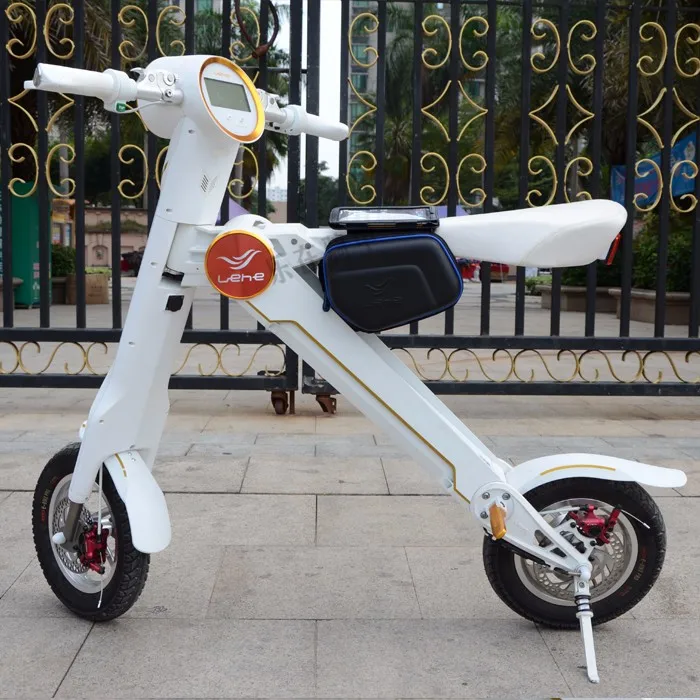 Perfect 12"LEHE Electric scooter Smart city walking electric bicycle mini folding  electric bike instead  walking tool 36v li-ion ebike 26