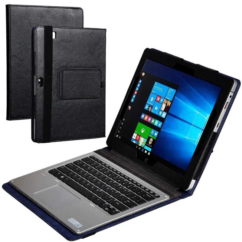Luxury High Quality Litchi Stand PU Leather Protective Fold Folio Cover Funda Capa Case For HP Elite x2 1012 G1 12 Luxury High Quality Litchi Stand PU Leather Protective Fold Folio Cover Funda Capa Case For HP Elite x2 1012 G1 12