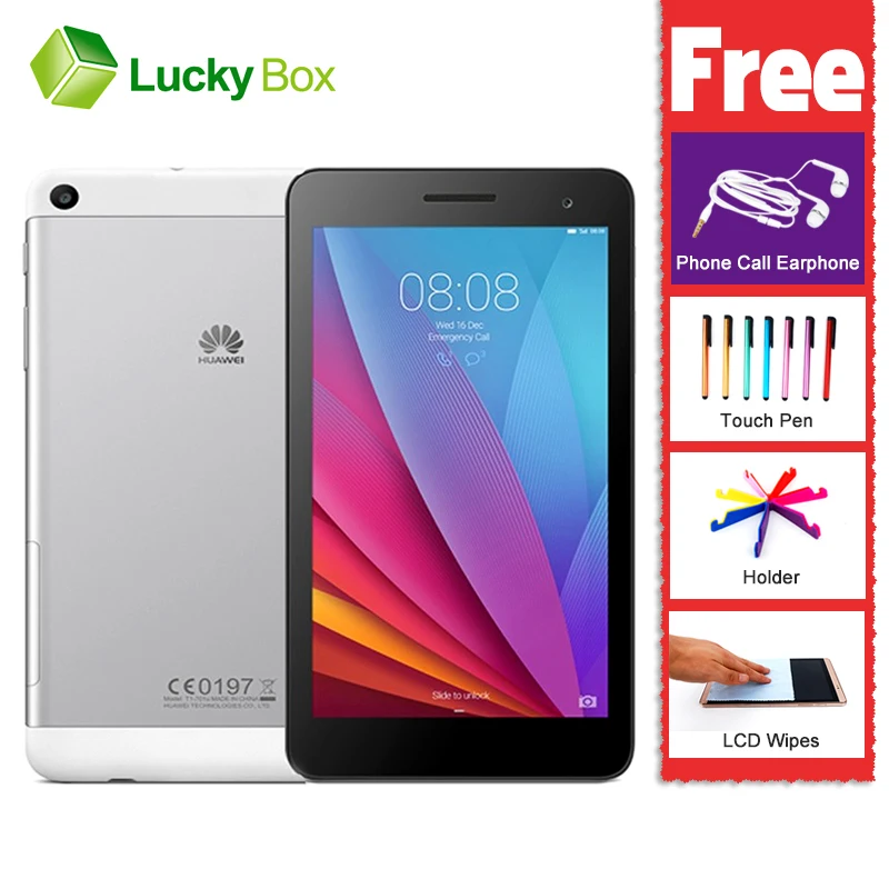 Lowest Price Original Huawei Honor MediaPad T1-701u T1-701ua 3G phone Call Tablet PC 7.0" Quad Core 1GB RAM 16GB ROM 1024*600 IPS Android 4.4