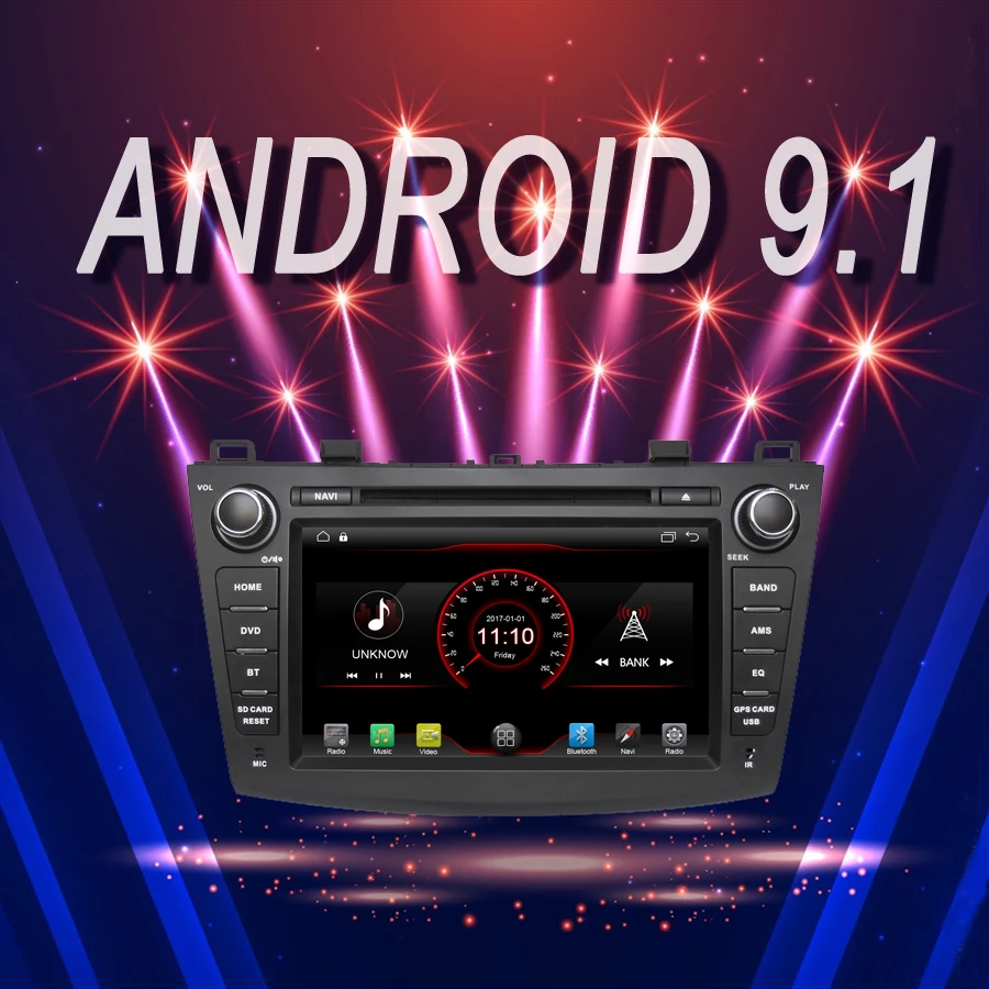 #*Cheap OTOJETA Brand Car Android 9.1 Multimedia Player for MAZDA 3 2009 2012 GPS Navigation Device with Camera Aux bluetooth