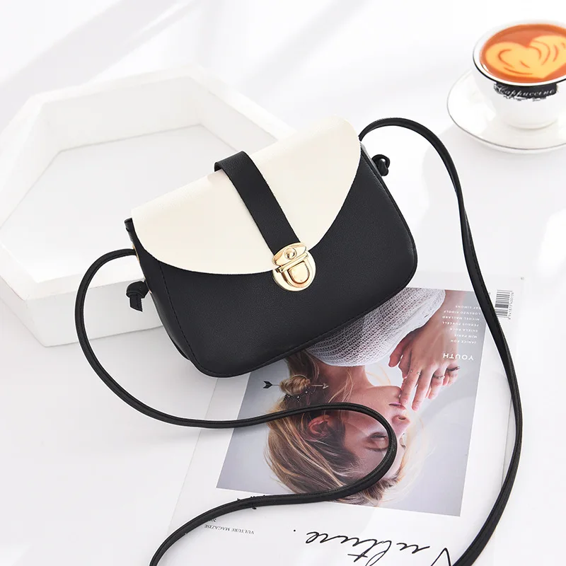 Small Crossbody Bag Women Leather Flap Bags Long Strap Clutch Leather Shoulder Mini Bag Sac a ...