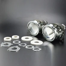 Free Shipping Headlight Kit 3.0 inch BI-XENON Q5 HID Projector Lens H1 H4 H7 H11 9005 9006 Socket With 35W Bulb High Brightness
