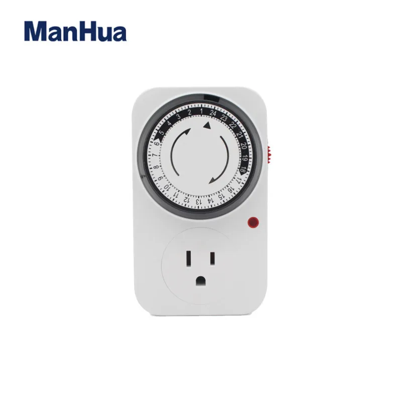 

Manhua Germany Plug-in 230VAC 16A GMT02A Mechanical Energy Saving Kitchen Timer Switch for Home Use