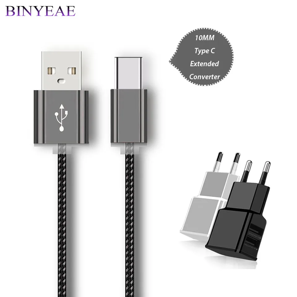 10 мм Длинный USB разъем типа C кабель для зарядки Blackview BV8000/BV9000/Pro Oukitel Doogee Umidigi