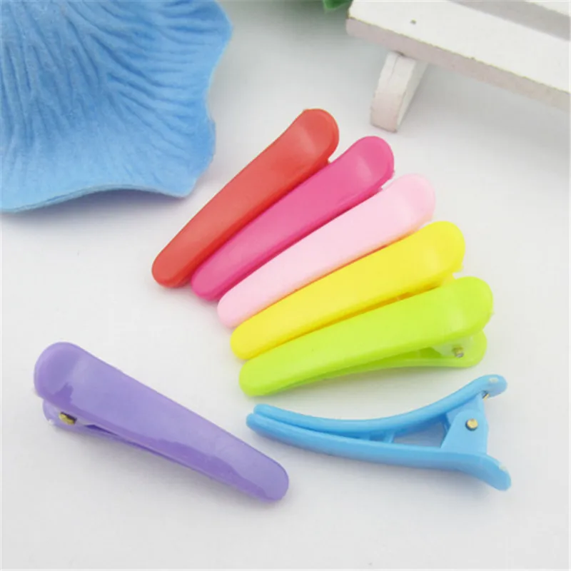 

10 Pcs/lot  Cute Candy Color Hair Clips Baby Barrette Hairpins Kids Toddler Girls Hairpins Child Accessories Duck Clip