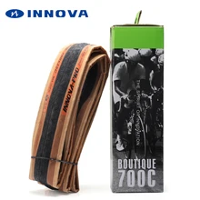 INNOVA fahrrad reifen 700 700 x 23C 25C 120TPI Kevlar anti punktion rennrad reifen ultraleicht 210g Racing reifen klapp pneu 700C