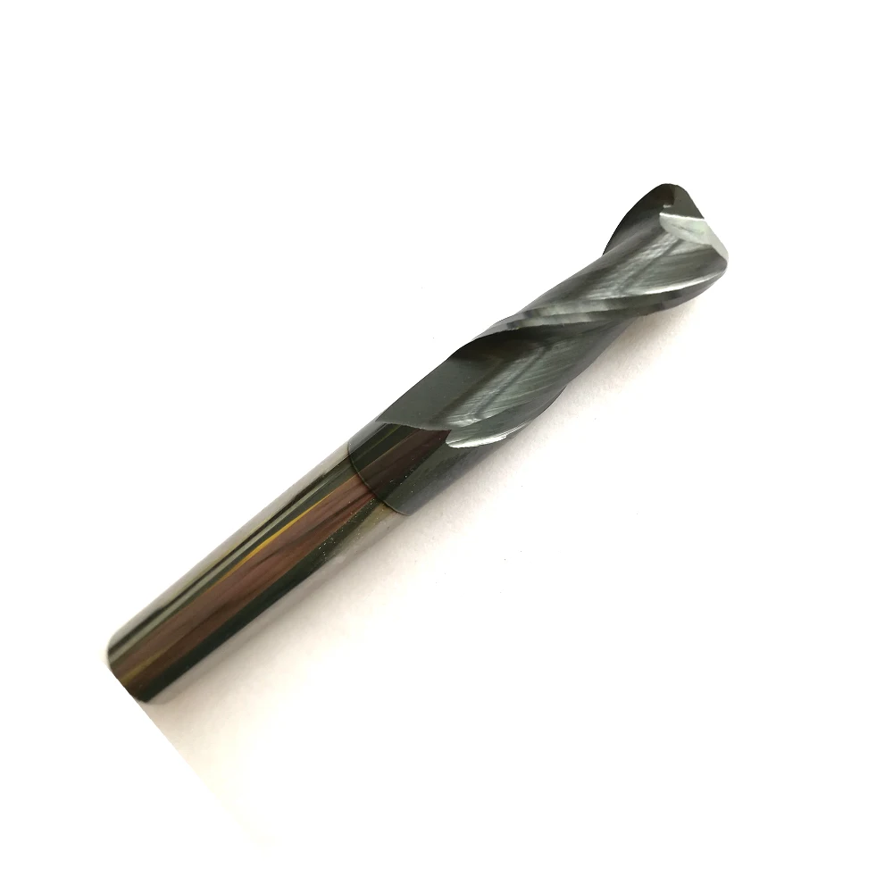 

1pc radius 0.5mm with 8mm shank and 2 Flutes Corner Radius End Mills and Milling tools Mill cutter CNC router bits
