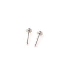 Модные маленькие серебряные серьги-гвоздики из нержавеющей стали, ювелирные изделия для женщин