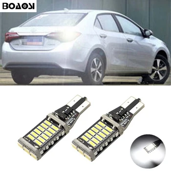 

2x T15 W16W LED Canbus Backup Reverse Light For Toyota Camry Tundra Corolla rav4 crown new reiz avensis 06-13 HighLander 2015