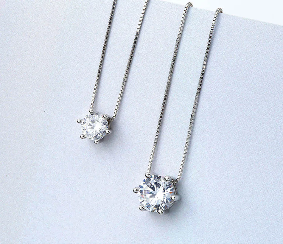 5Silver Necklaces