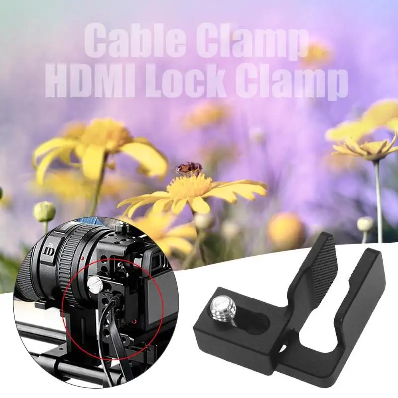 Cable Clamp HDMI Lock Clamp for Sony A6500/A6300/A6000 Camera Cage Kit Rig