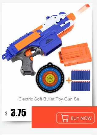 Электрический игрушечный пистолет с мягкими пулями набор для детский дротик костюм для Nerf Дротика s костюм с пистолетом пуля клип цель для винтовки детский подарок