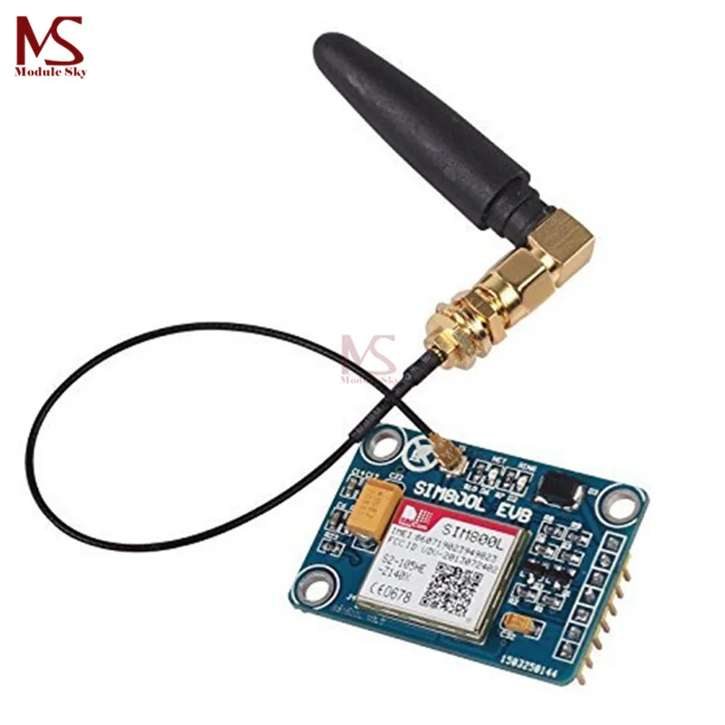

SIM800L V2.0 5V Wireless GSM GPRS Module Quad-Band W/ Antenna Cable Cap M105 For MCU for Arduino