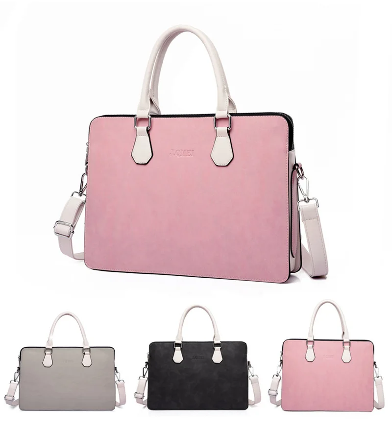 

Waterproof PU Leather Laptop bag 15.6 15.4 14 13.3 13 inch for Women 13.3 inch Shoulder hand notebook bags for Business trip