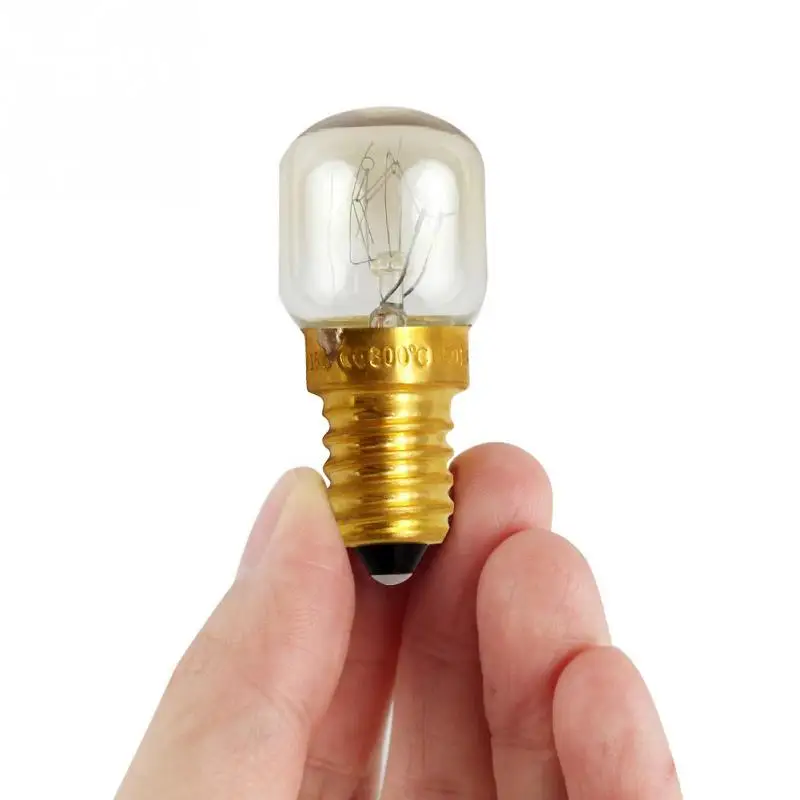 E12/E14 15 Вт 25 Вт лампа накаливания прочная медная основа лампочка для духовки Легкая установка термостойкая соляная лампа супер яркая замена