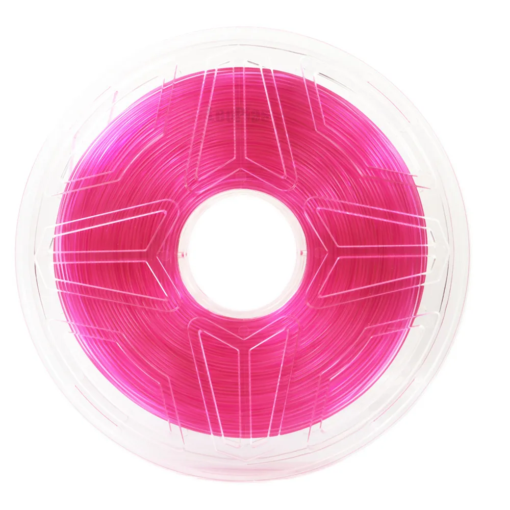 Распродажа в США, Испания, склад 1,75 мм, 1 кг, нить PETG для FDM 3d принтера, расходные материалы, ручка, материалы для печати - Цвет: Translucent Pink