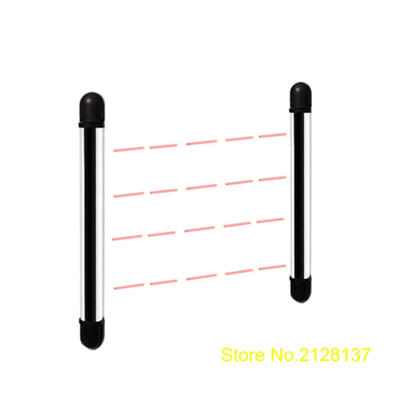 Двойной луч инфракрасного излучения барьер детектор для двери окна для ворот настенного крепления проводной 2 Балки 5 м