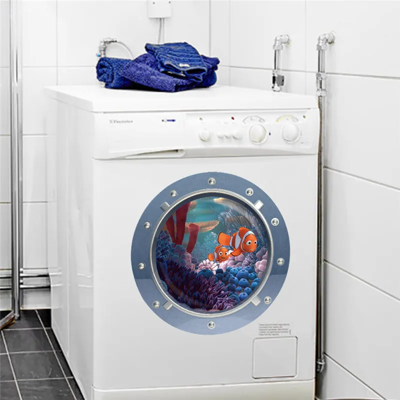 

cartoon nemo dory fish wall stickers for kids room home decor diy peel and stick 3d window wall decals poster mural