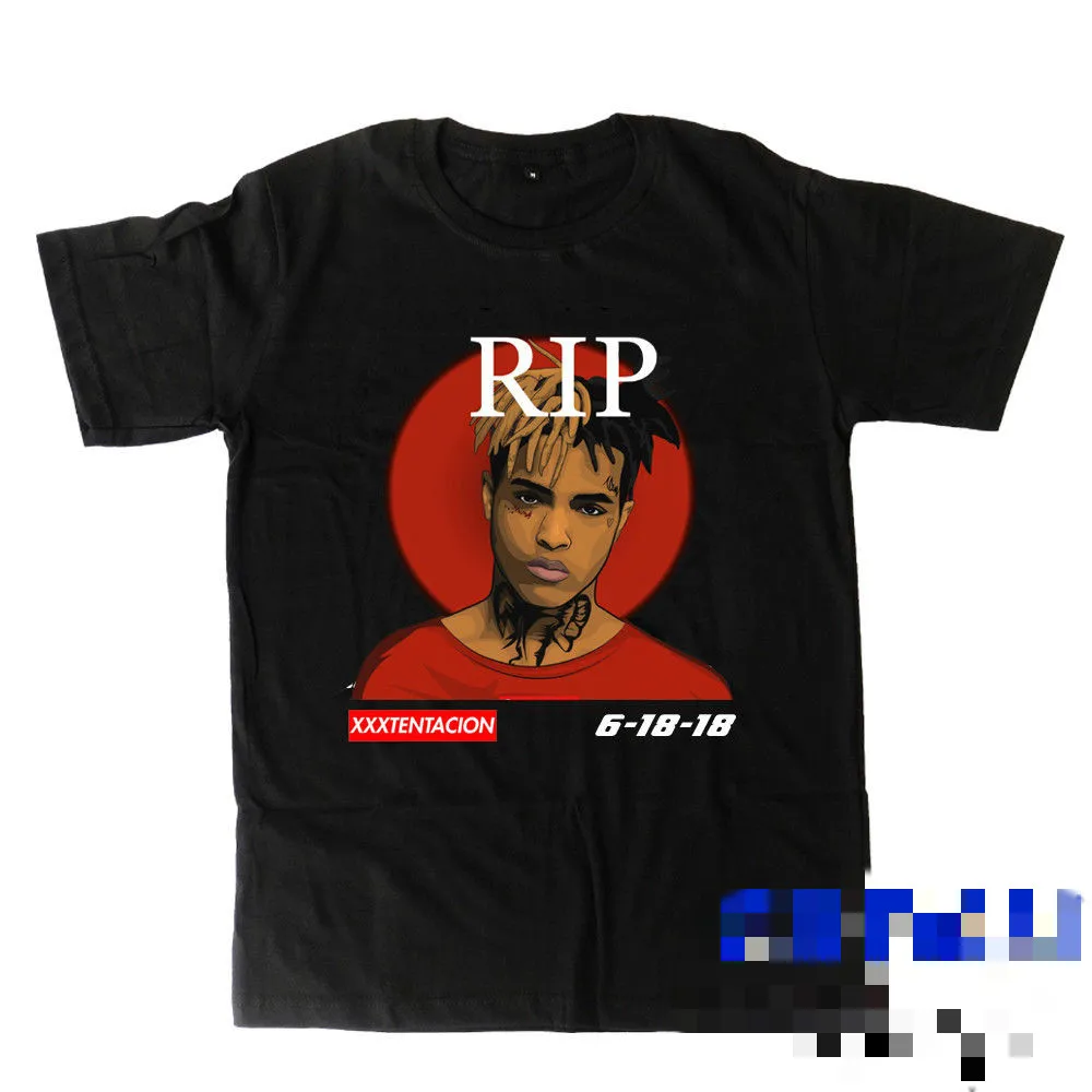 Promo Xxxtentacion unisex RIP t-shirt los hombres sueltan tamaño calidad superior camiseta camisetas hombres O cuello top tee