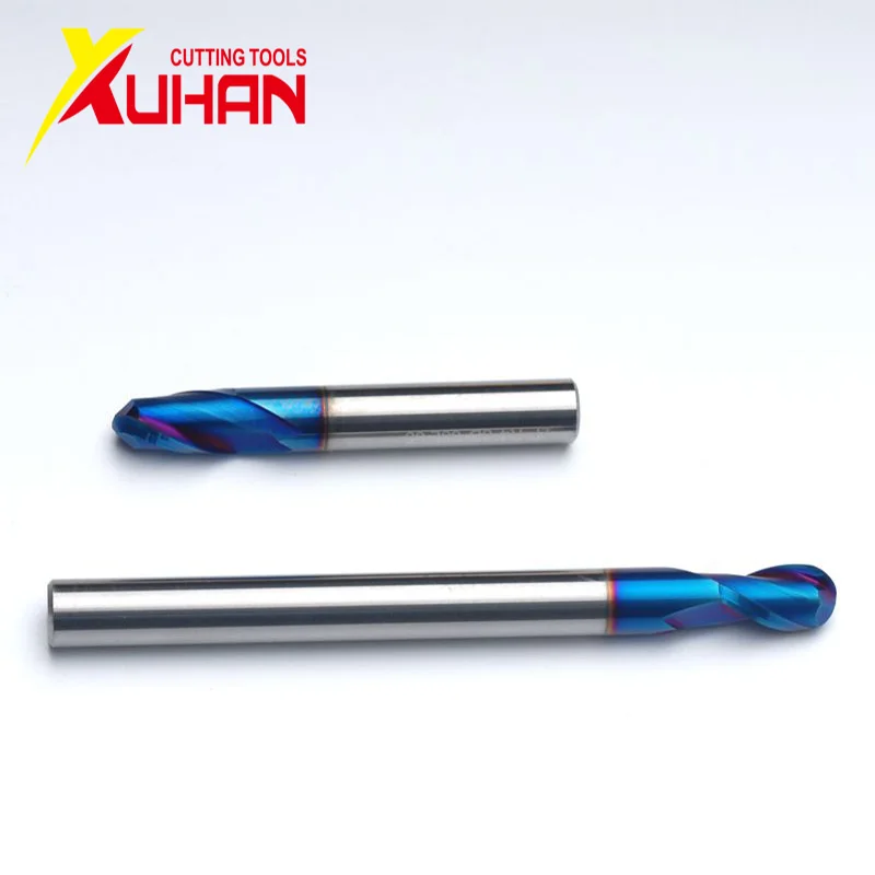 Фреза сплав покрытие Вольфрамовая сталь инструмент Cnc Maching Hrc65 мяч нос Endmills XUHAN Топ