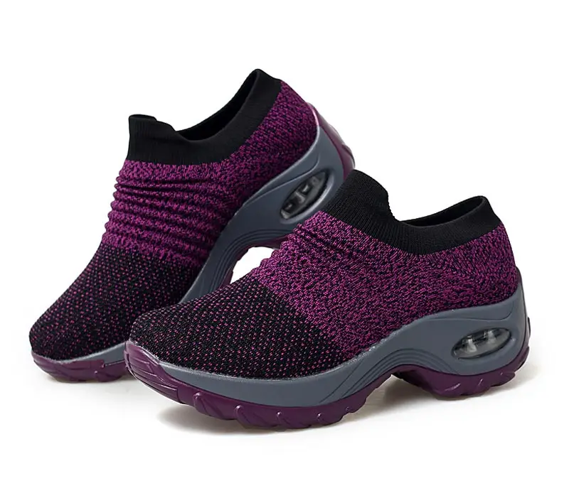 Ladies shoes flats new fashion breathable mesh sneakers women shoes slip-on comfortable sports casual shoes woman flats