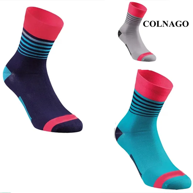 

2018 Colnago new Unisex Cycling Socks Men Outdoor Mount Sports Wearproof Bike Footwear For Road Bike Socks Running Basketball