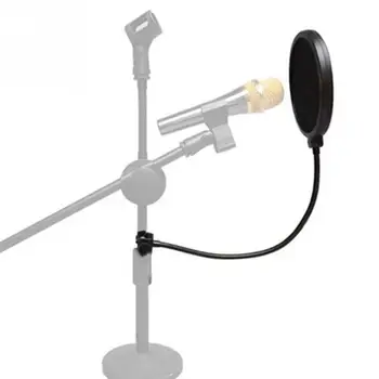 

Microphone Filter Singing Windscreen Shield Pod Cast Dual Double Layer Anti Mic Metal Studio Filter