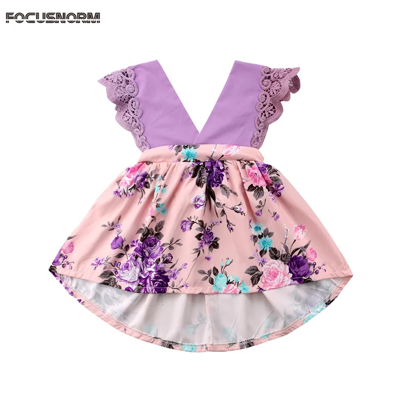 

Baby Girls Dress 2018 Summer Lace Party Infant Dress For Girls 1-6 Year Birthday Dress Baby Girl Clothing Vestidos