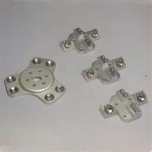 Funssor Reprap Delta Rostock Kossel k800 aluminum magnetic effector carriage kit silver color anodized For DIY