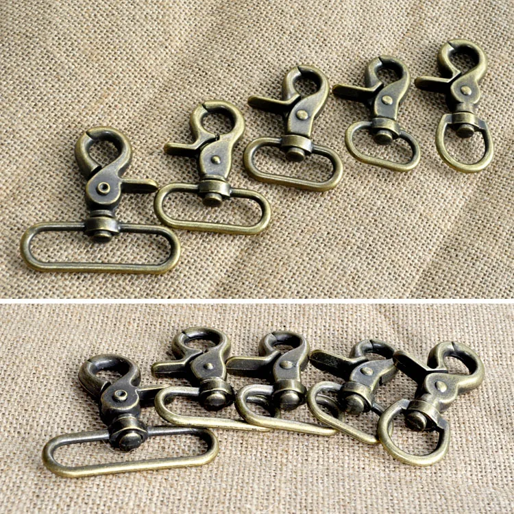25 Uds./12mm Broche De Pinza De Langosta De Tono Plateado