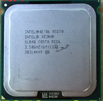 Процессор Intel Xeon X5270 cpu 3,5 ГГц/6 м/1333, близкий к LGA771 Core 2 Dual-core E8600