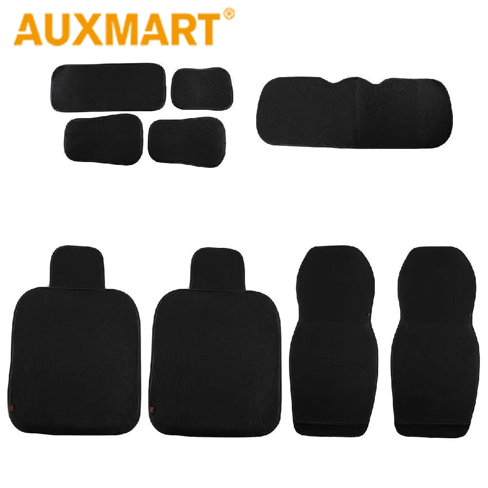 

Auxmart Car Seat Cover Four Seasons Front Rear Flax Cushion Breathable Protector Mat Pad Auto accessories Universal Size
