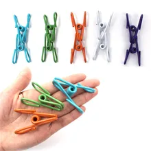 10 шт. Клип держатель висит открытый ветрозащитный линии одежды сушилка зажим безопасности и выживания Z0810