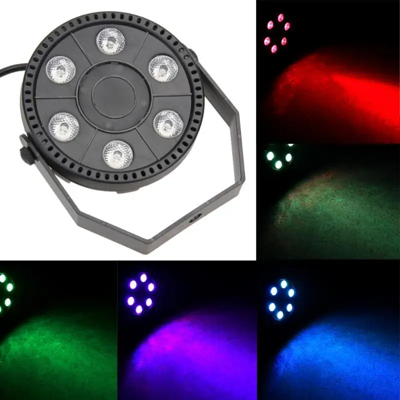 

6 LED Stage Laser Projector Lighting Party Disco DJ Club Music Bar Light E5M1