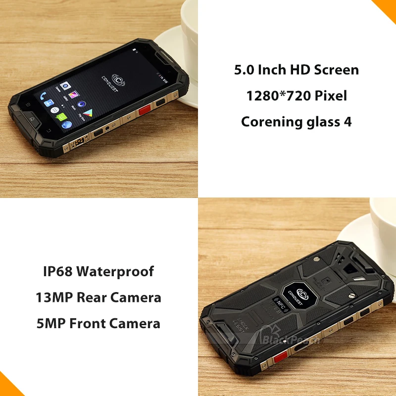 Шам S8 3 ГБ Оперативная память IP68 Водонепроницаемый телефон PTT смартфон ГЛОНАСС 6000