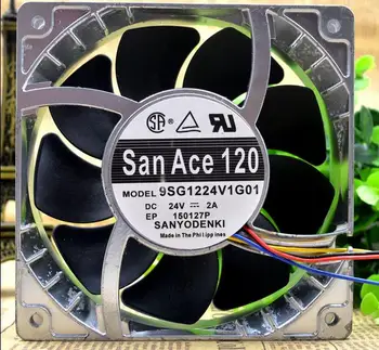 

Original SANYO 12CM 9SG1224V1G01 12038 2A 120*120*38MM 24V 4 wire large air volume server fan