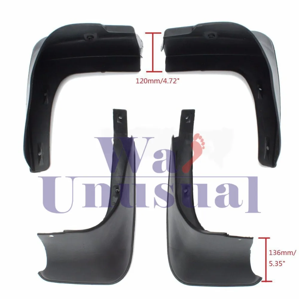 WANUSUAL 4pcs For Toyota Corolla 2008 2009 2010 2011 2102 2013 Mud Flaps Splash Guard Fender Mudguard