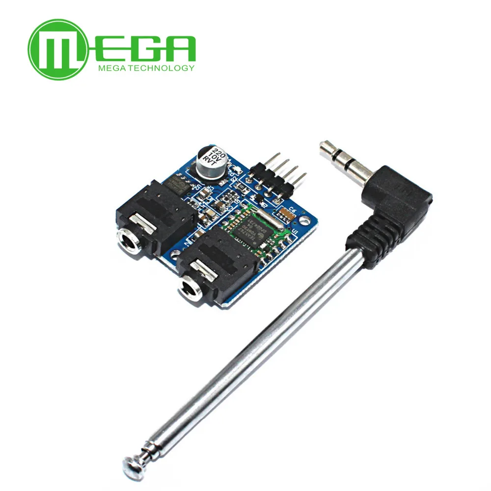 

TEA5767 FM Stereo Radio Module for 76-108MHZ With Free Cable Antenna